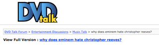 Illustration for article titled Eminem Has Been Fucking Up His Christopher Reeve Punchlines For 15 Fucking Years